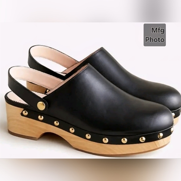 J. Crew Shoes - J.Crew Convertible Leather Clogs, Womens 8.5